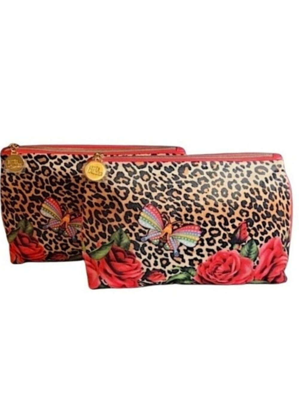 Set Of 2 Estee Lauder Velvety Cosmetic Bags